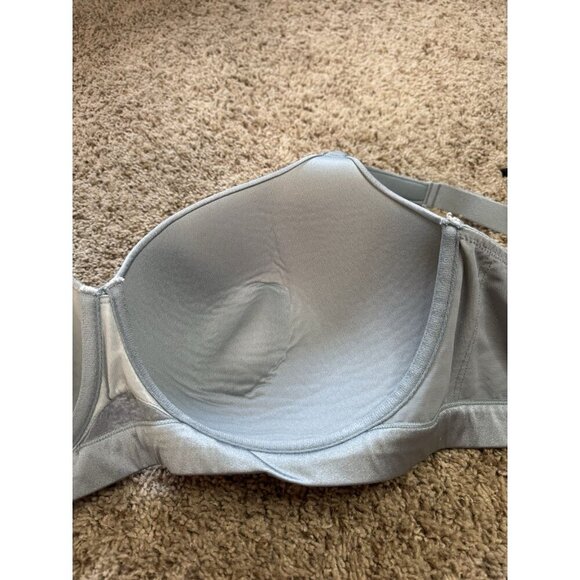 CACIQUE Modern Luxe Lightly Lined Balconette Bra Gray Green Size 46F (46DDD) - Picture 6 of 8